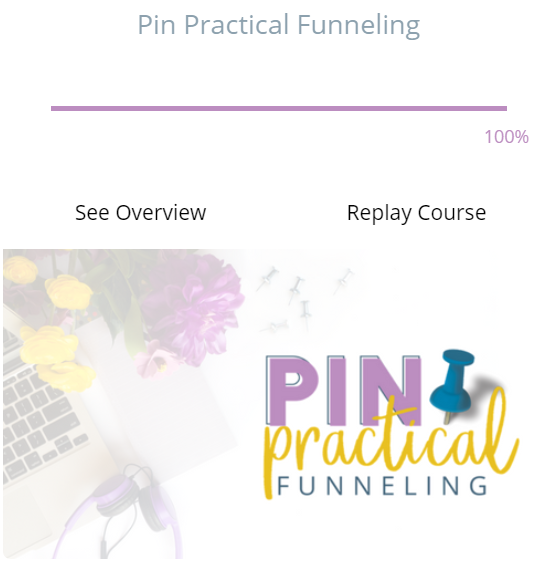 Pin practical funnelling. The best free courses for beginners.