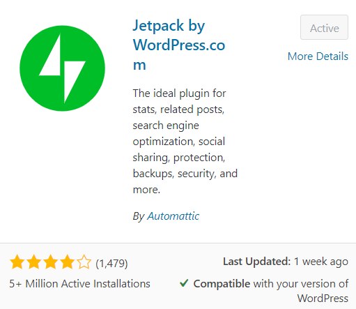What are the best FREE WordPress Plugins for Bloggers - jetpack