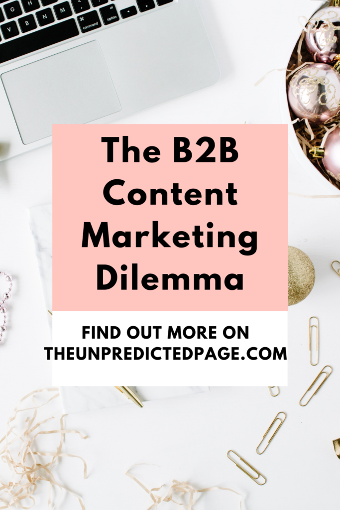 B2B content marketing is a completely new ball game. You have copywriters in one ear and SEO Executives in the other. Who’s right? I hate to say it, but they both are.